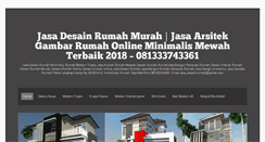 Desktop Screenshot of jasadesainrumahmurah.com