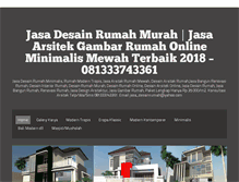 Tablet Screenshot of jasadesainrumahmurah.com